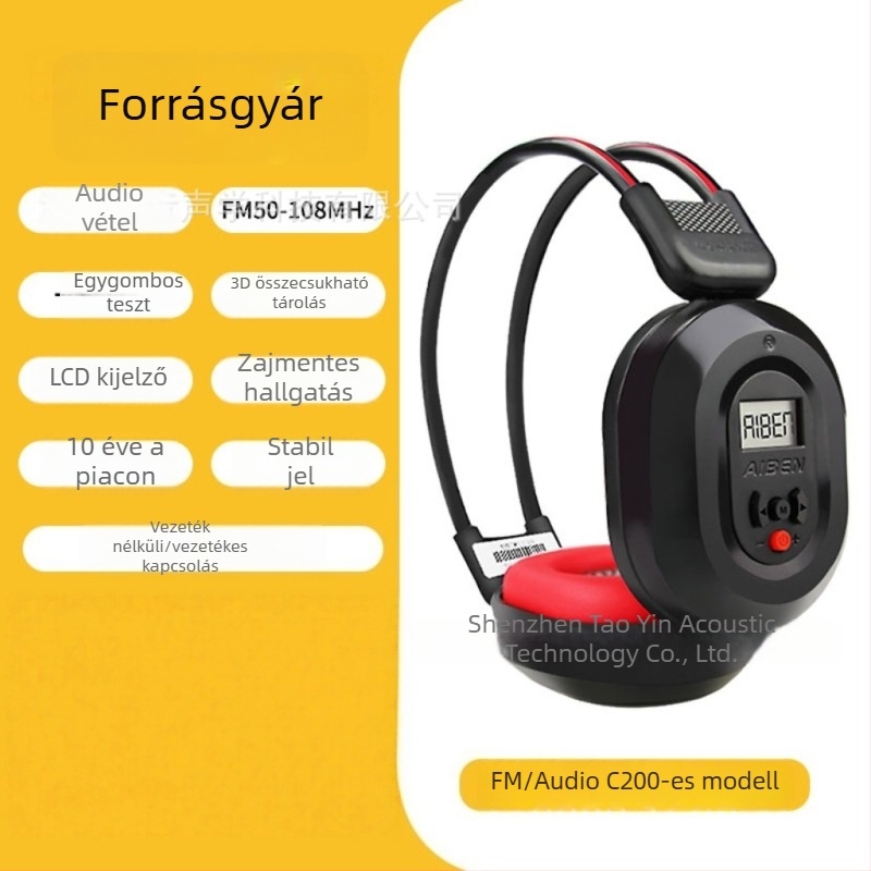 Vezeték nélküli FM hallgató CET-4/6 és TEM-4/TEM-8 vizsgák felkészítéséhez