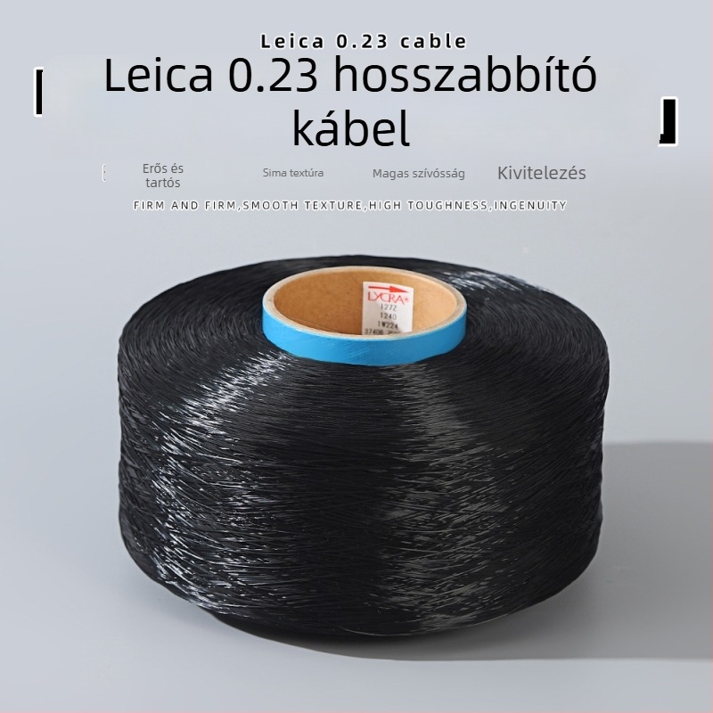 4500 m fekete 0.8 mm elasztikus hajhosszabbító zsinór, DIY gyöngyfűzéshez, szoros és tartós