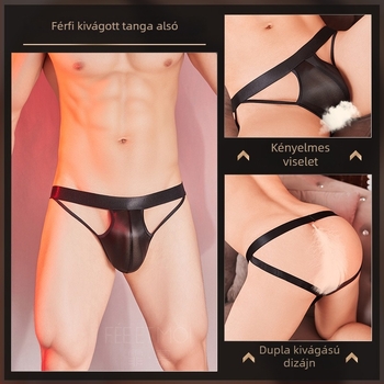 Férfi áttört tanga 7172, sexy és kényelmes, 40 db/csomag