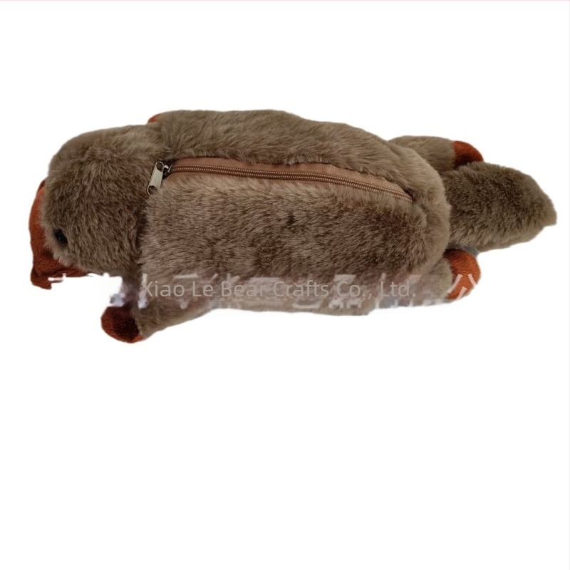 Rajzolt plüss platypus tolltartó, puha és aranyos irodai kiegészítő