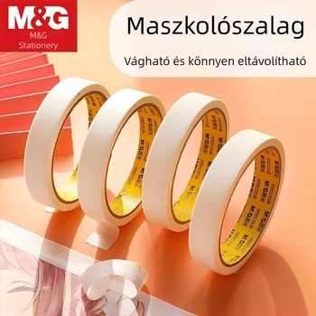 Chenguang maszkoló szalag, 24 mm és 18 mm × 15 yd, kétoldalú, papíralapú, kézzel téphető, eltávolítható, maradék nélkül