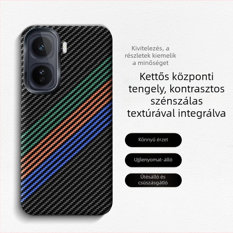 iQOO Neo11 telefontok, szénszálas, teljes védelem leesés ellen, minimalist stílus INS-stílus
