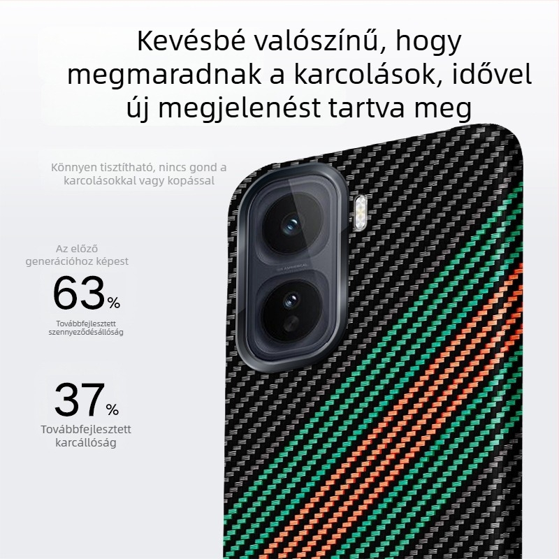 iQOO Neo11 telefontok, szénszálas, teljes védelem leesés ellen, minimalist stílus INS-stílus