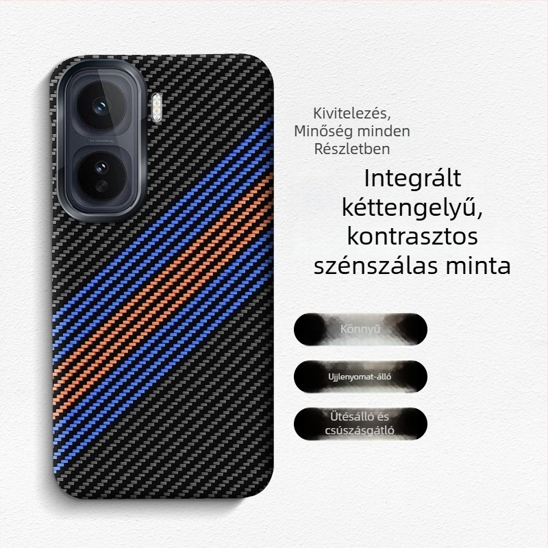 iQOO Neo11 telefontok, szénszálas, teljes védelem leesés ellen, minimalist stílus INS-stílus