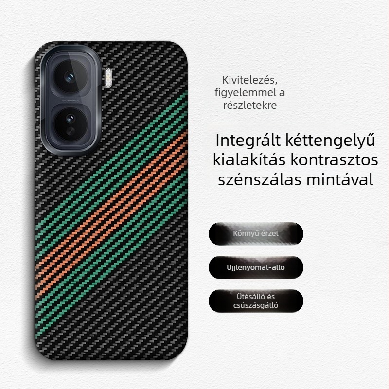 iQOO Neo11 telefontok, szénszálas, teljes védelem leesés ellen, minimalist stílus INS-stílus