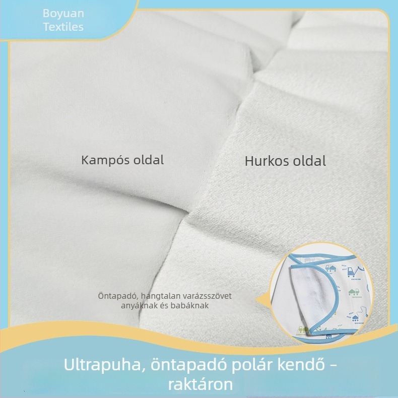 Száz darab öntapadó textilfolt, csendes Velcro-vel, ruházathoz, babatermékekhez és fényképezőgép táska burkolatához