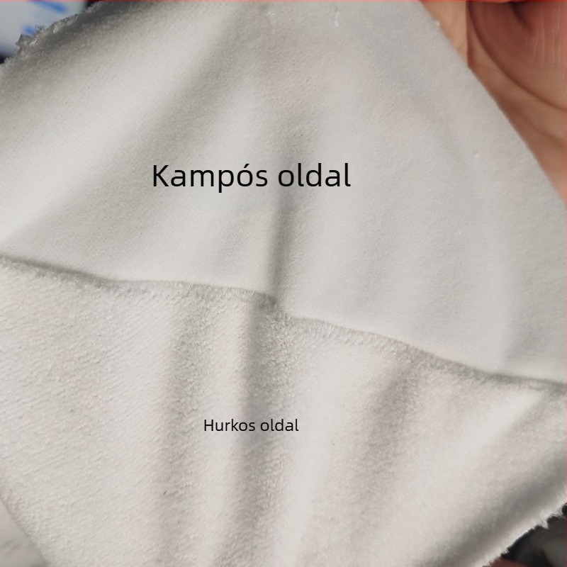 Száz darab öntapadó textilfolt, csendes Velcro-vel, ruházathoz, babatermékekhez és fényképezőgép táska burkolatához