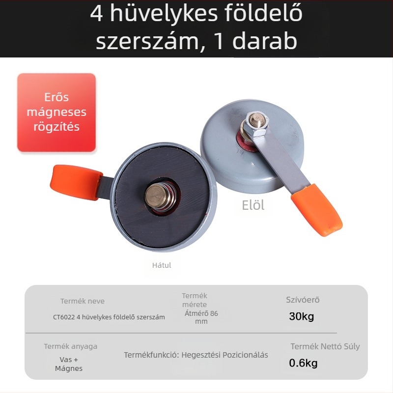 Erős mágneses hegesztő tartó többirányú pozicionáló eszközzel, 90°-os derékszögű beállító, mágneses hegesztési szögmérő