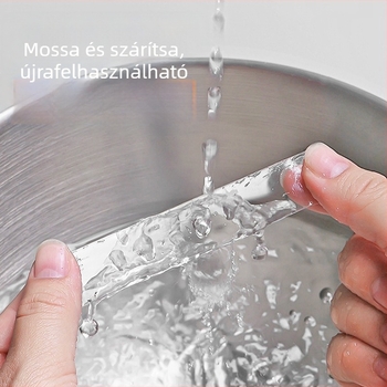 Átlátszó nano-kétoldalas ragasztószalag, nagy viszkozitású, nyom nélkül, nano akril ragasztó, szélesség 2 cm vagy 3 cm, hossz 1–5 m