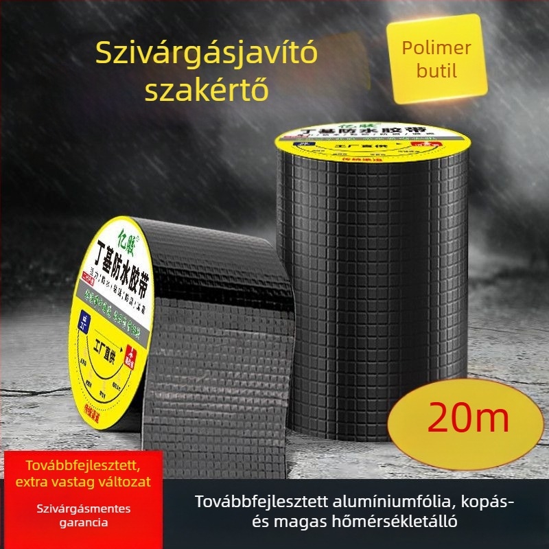 Öntapadó butil vízálló szalag fém tetőcserepekhez - repedések tömítése
