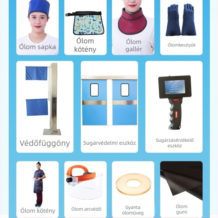 Gyermekek röntgenvédelmi ólomkötény gumírozott bevonattal