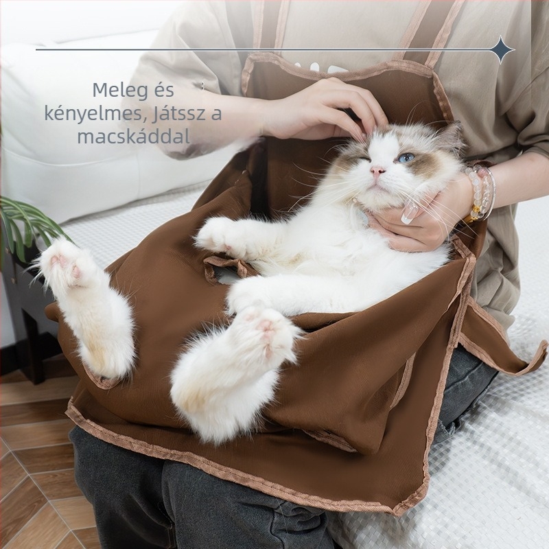 Cat Butler nyári simogató öltözet macskáknak — szőrmentes védelem, lábnyílásokkal