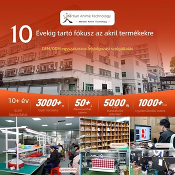 Anime-stílusú akril könyvjelző, személyre szabható, több modell, HD nyomtatás