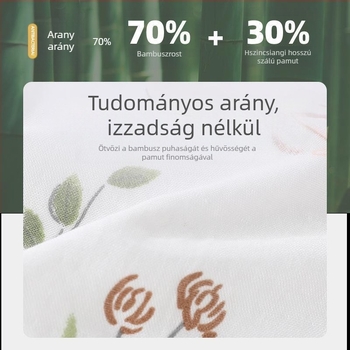 Bambuszrostból készült gyerek pizsama szett, hosszú ujjú, otthoni viselet, nyárra, vékony anyag, kamuflázs minta