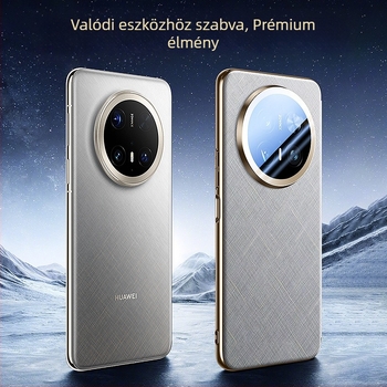 Huawei Mate70 Pro telefontok flipfedéllel, teljes védelem, prémium kiadás aranyszálas és ezüst brokát dizájnnal