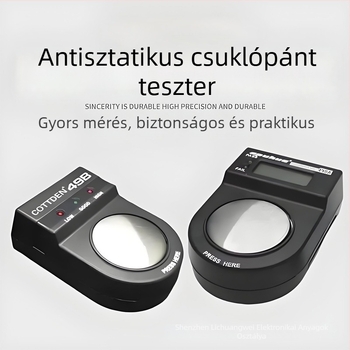 Antisztatikus karkötő tester 498 – vezetékes, fehér fény
