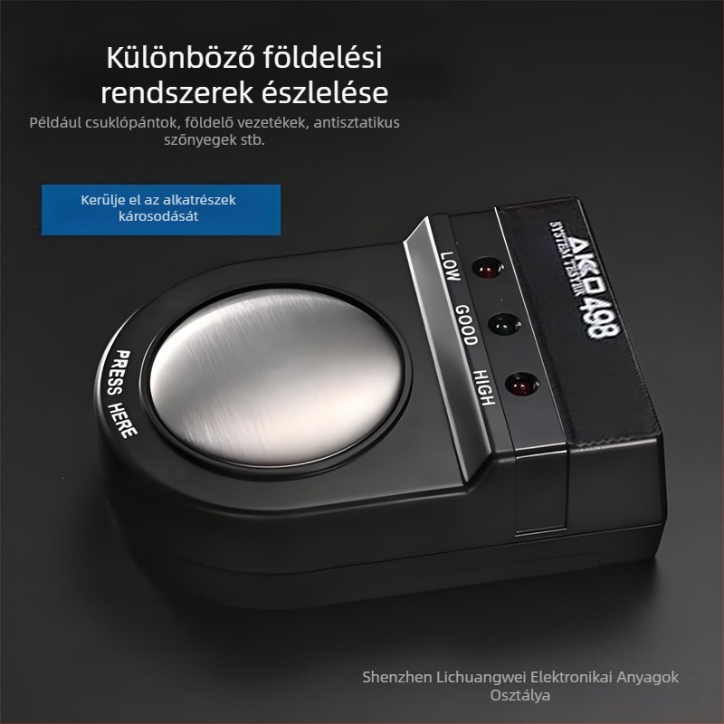 Antisztatikus karkötő tester 498 – vezetékes, fehér fény