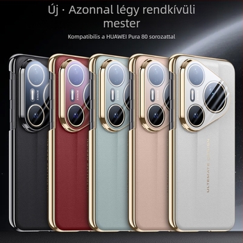 Huawei Pura80 védőtok, átlátszó matt felületű, ütésálló védelem