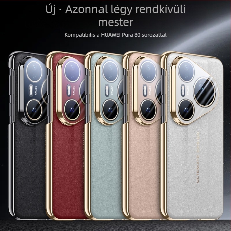 Huawei Pura80 védőtok, átlátszó matt felületű, ütésálló védelem