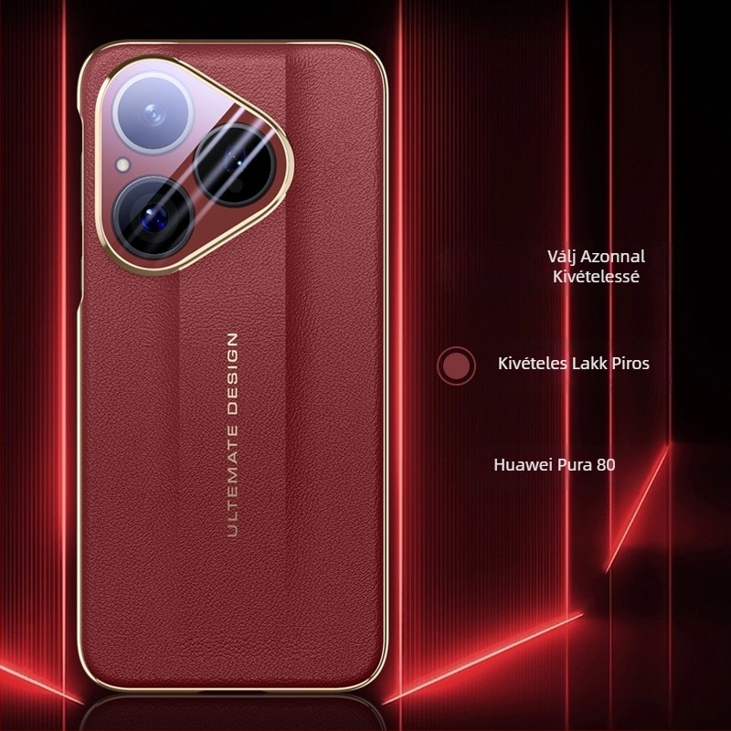 Huawei Pura80 védőtok, átlátszó matt felületű, ütésálló védelem