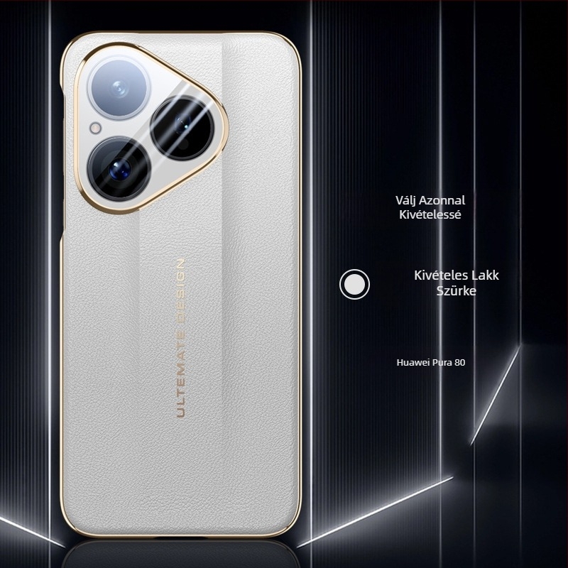 Huawei Pura80 védőtok, átlátszó matt felületű, ütésálló védelem