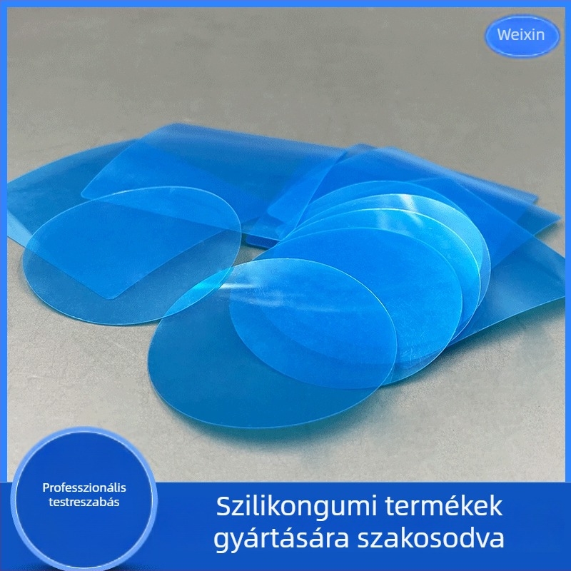 Kék, átlátszó anti-sztatikus PE védőfilm elektronikai eszközök és hardverek számára, porvédő, szilikon védőfilm