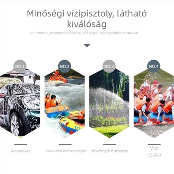 Rozsdamentes acél kertészeti permetezőpisztoly, kézi permetezőrúddal