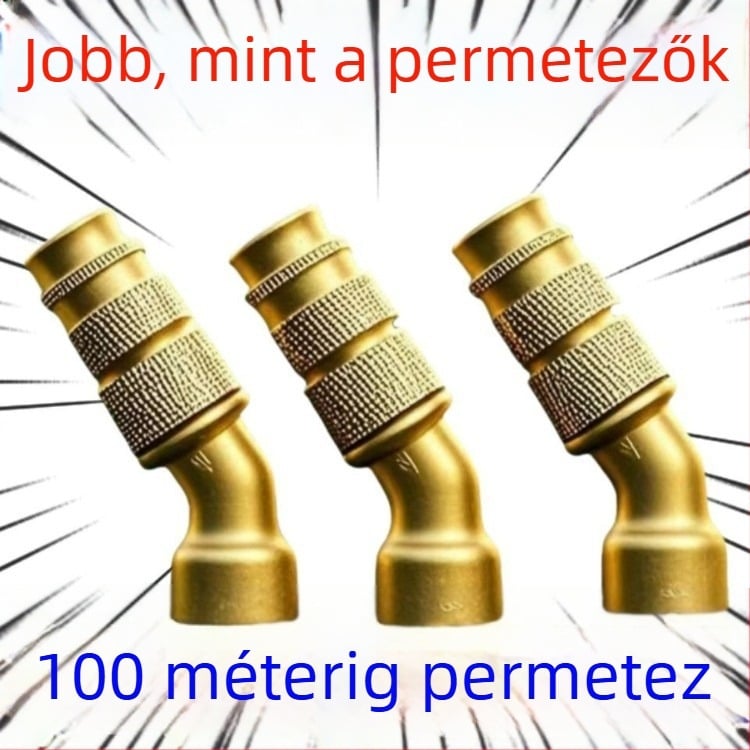 Réz anyagú, állítható magasnyomású permetezőfej mikropermetezéshez, otthoni kertészkedéshez