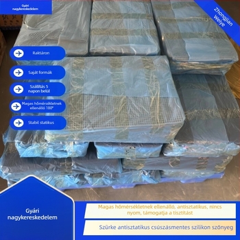 Antisztatikus szilikon pad 440×295 mm, 1 mm vastagság, magas hőállóság, csúszásmentes, csendes munkafelület, fáradtságmentes