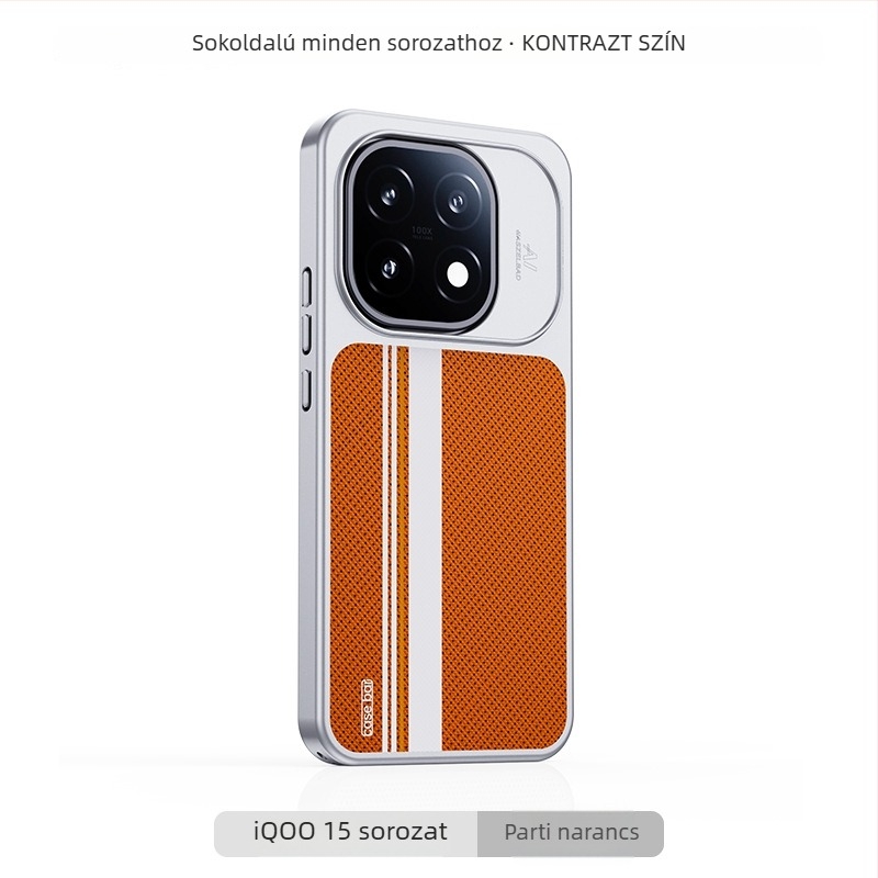 TPU védőtok iQOO 15-höz virágos színblokkokkal és pöttyös mintával, mágneses relief és bőrszerű tapintás, érzet a tökéletes telefon érzetéhez; csúszásmentes, antibakteriális, kopásálló, ütésálló, foltálló.