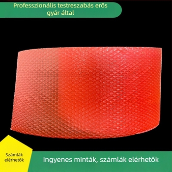 Személyre szabott piros antistaatikus buborékfólia elektronikai csomagoláshoz