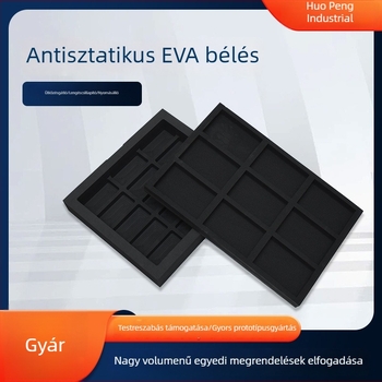 Antisztatikus EVA testreszabott belső bevonat hálózati eszközök csomagolásához, tűzálló, magas sűrűségű EVA hab