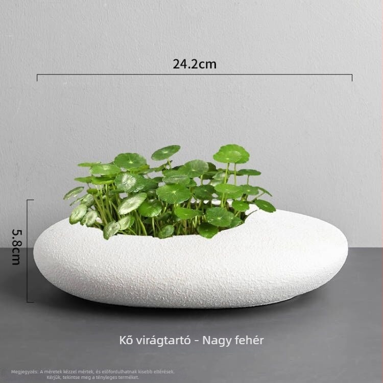Európai stílusú kerámia hidroponikus virágtartó egyedi váza dizájnnal pothos, money plant és lotus számára