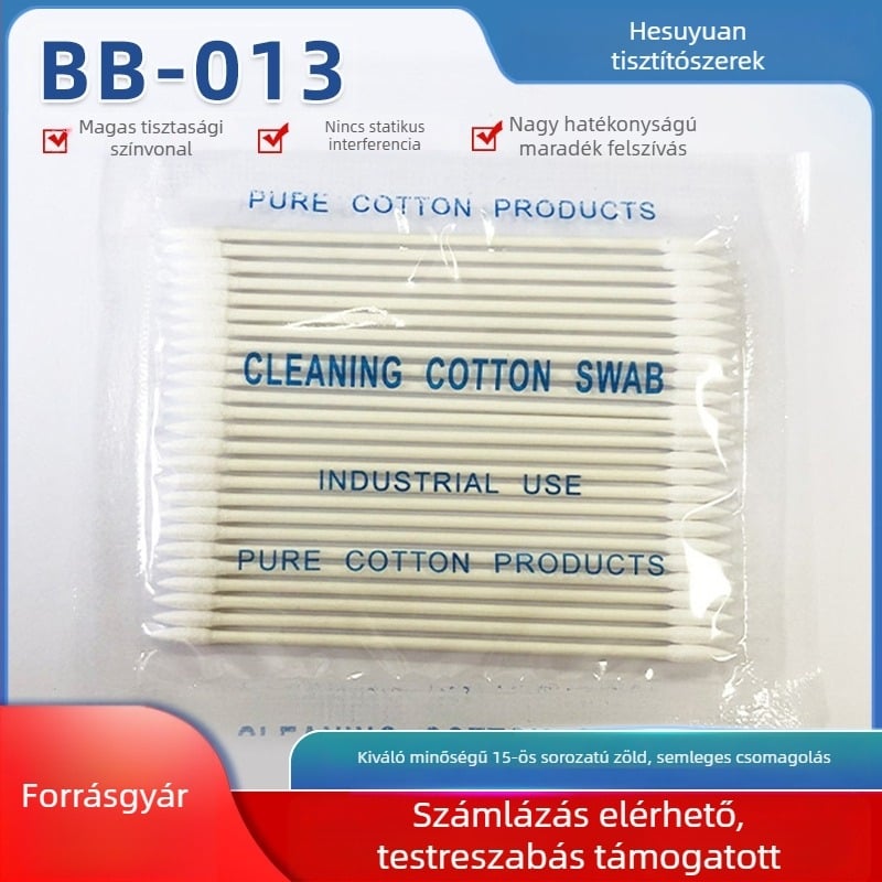 BB sorozat pormentes vattapálcikák tisztításhoz