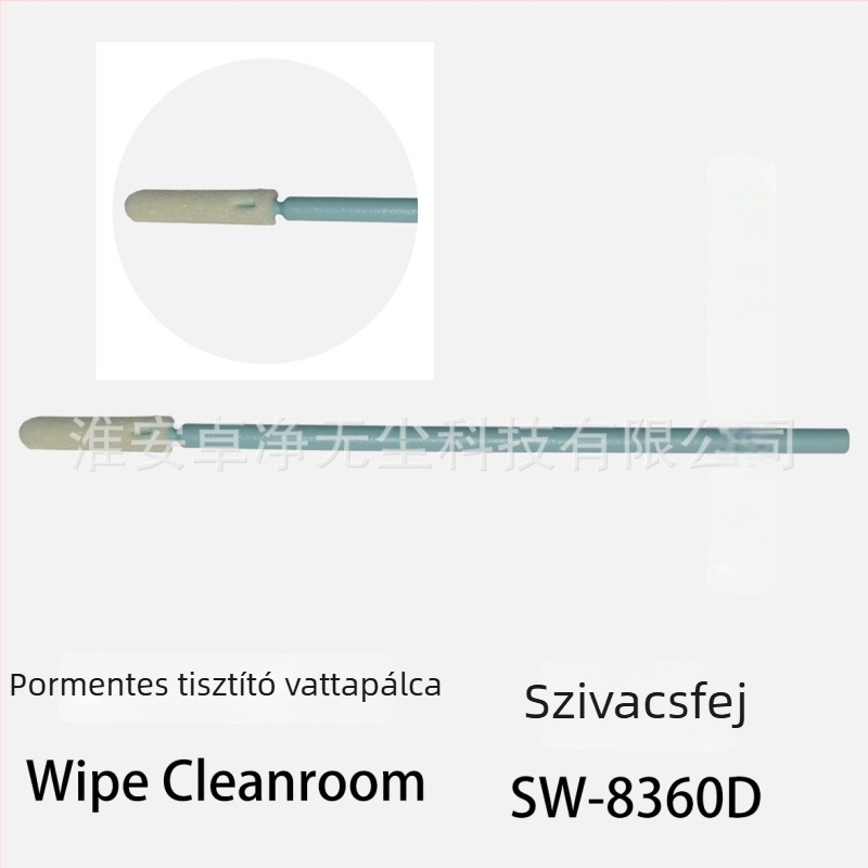 Egyszer használatos pormentes tisztító szivacs tampont elektronikai kijelzőkhöz SW-8360D, antistatikus