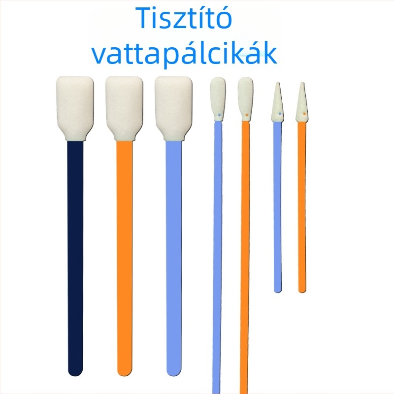 Ipari tintasugaras nyomtató fúvóka tisztító pálca, antistatikus, olajfelszívó, narancs‑vörös és kék