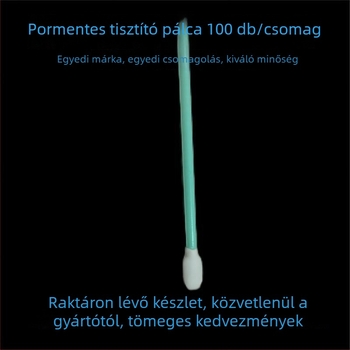 HX847C Antisztatikus, pormentes ipari tisztító pálca egyszer használatos textil fejjel