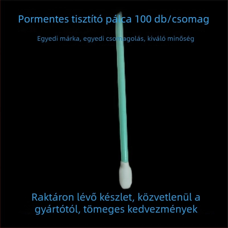 HX847C Antisztatikus, pormentes ipari tisztító pálca egyszer használatos textil fejjel