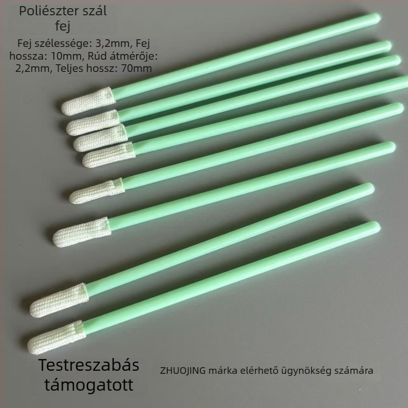 Pormentes tisztító vattapálcikák, antistatikus, 3 hüvelykes, steril