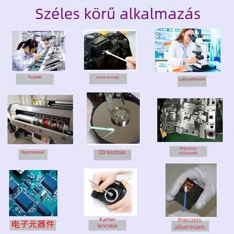 Pormentes pamut pálcika mobiltelefonok és tabletek tisztításához — 0PP0 töltőport és hangszórónyílások tisztítására