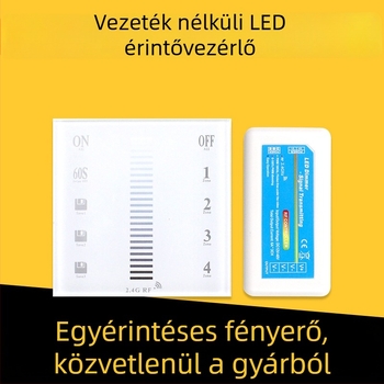 86 típusú érintős LED-dimmer vezérlő egyszínű LED-szalaghoz