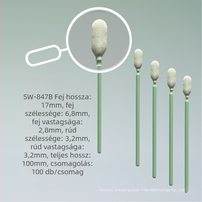 Pormentes vattapálcák 847B – tisztító pálcikák szivacsos pamutból