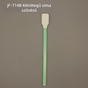 Ipari pormentes pamut tisztító pálcák mikroszálas fejjel és habfejjel, antistatikus, háromrétegű
