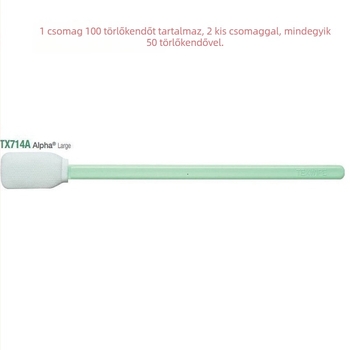 Texwipe TX714A pormentes tisztító pálca gyógyszeripari gyártáshoz