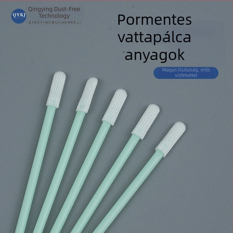 Porszagmentes vattapatkók és tisztító pálcák textilfejjel a 826B nyomtatófej és lencsék tisztításához