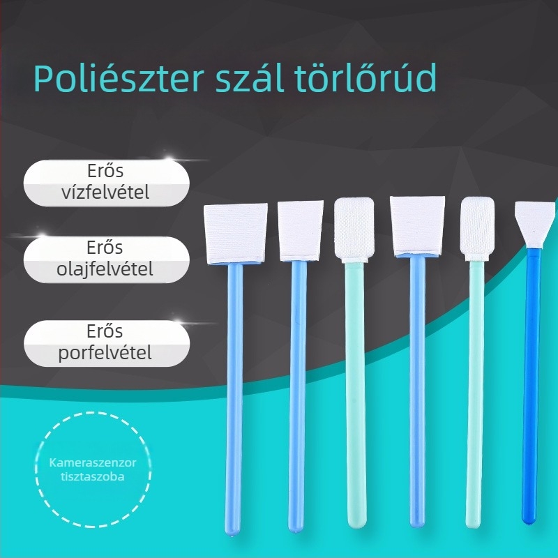 Pormentes tisztító pálca PP rúddal SLR fényképezőgéphez, vákuumcsomagolásban