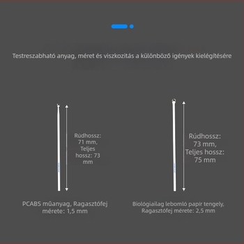 Pormentes lencse-tisztító rúd, ABS műanyag rúd, chipport eltávolítás, szilikonmentes, ESD ragadós porrúdd