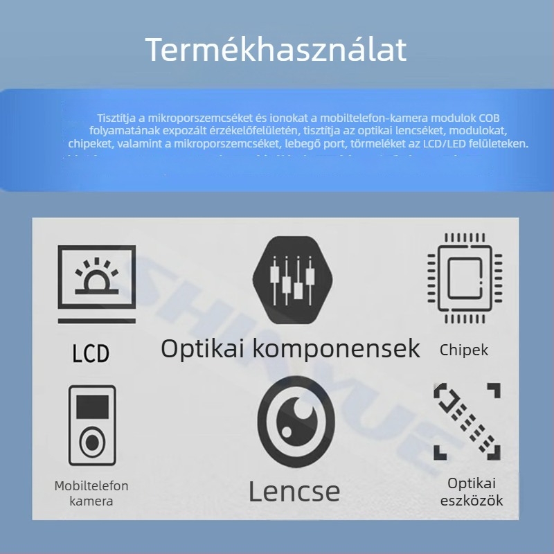 SY-101 Magas viszkozitású ESD ragasztó pálca a kamera objektívjéhez — pormentes tisztítás