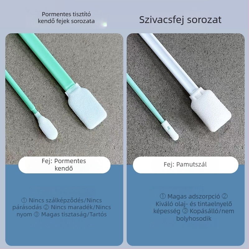707C szivacsos végű vattapálcikák elektronikai tisztításhoz, pormentes, 100 db