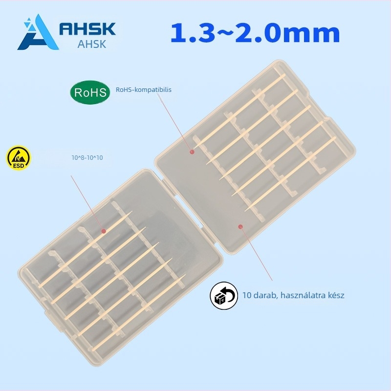 ESD por eltávolító pálca chip wafer nyílások tisztítására, ragasztó szélesség 1,3–2,0 mm